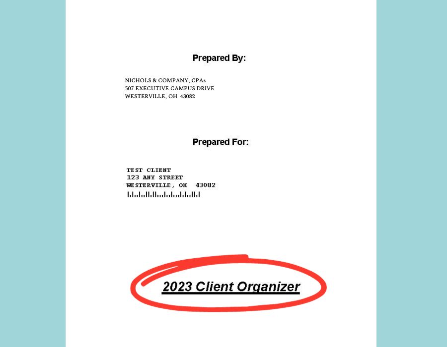 Introducing Your New & Improved Tax Organizer!