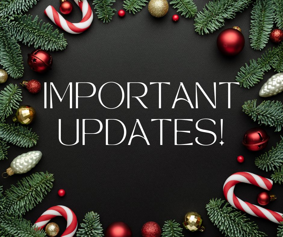 Some Very Important Updates For Clients