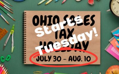 Almost celebration time: Ohio’s expanded Sales Tax Holiday starts July 30