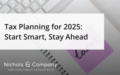 Tax Planning for 2025: Start Smart, Stay Ahead