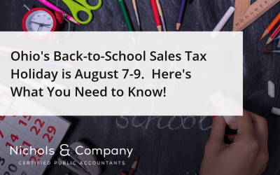 Ohio’s Back-to-School Sales Tax Holiday is August 7-9. Here’s What You Need to Know!